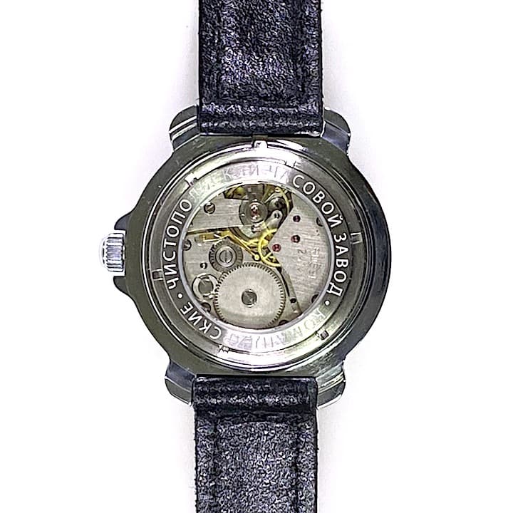 Стеклянная задняя крышка ВОСТОК КОМАНДИРСКИЕ ручной завод (GB-5)