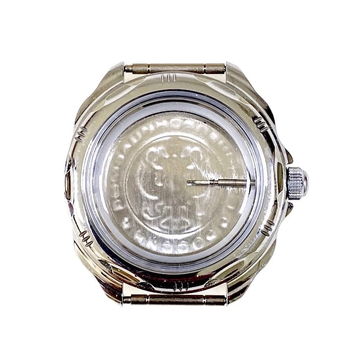 Корпус 211 для часов VOSTOK KOMANDIRSKIE с ручным заводом, хромированный, полированный, в комплекте 211ksb
