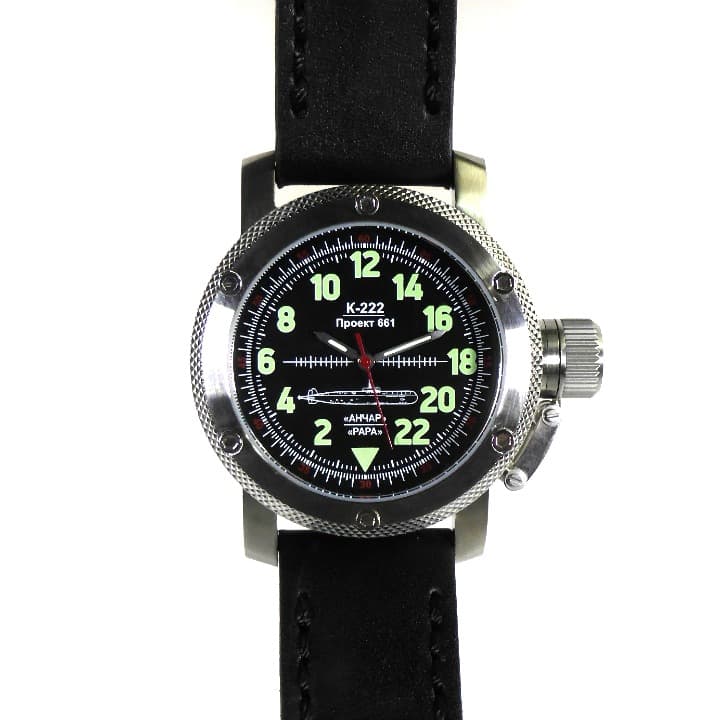 ТРИУМФ ПОДВОДНАЯ ЛОДКА АНЧАР, 24-часовые время, сапфировое стекло (1034.01)