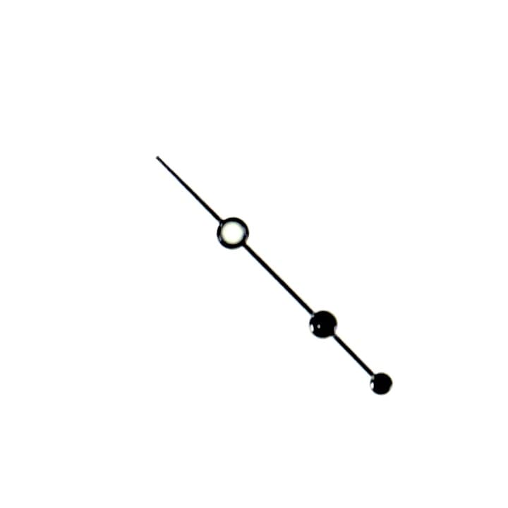 Черная Mercedes секундная стрелка ВОСТОК АМФИБИЯ КОМАНДИРСКИЕ (SEK58)