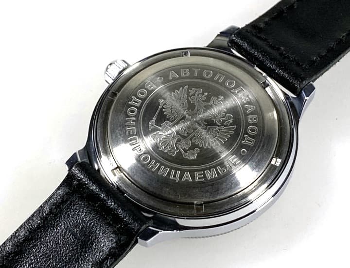 Специальные часы Русские автоматические КОМАНДИРСКИЕ часы "70. Годовщина Победы во Второй мировой войне" ВОСТОК, 20 м водонепроницаемый, хромированный, ø40 мм