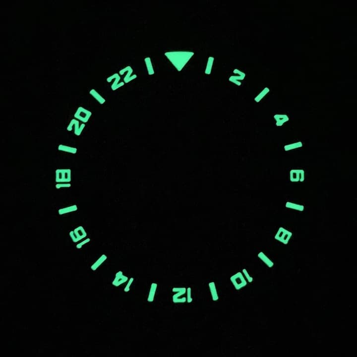 24-часовый Безель черный PVD ВОСТОК АМФИБИЯ КОМАНДИРСКИЕ с пружиной (LU-MAS-03)