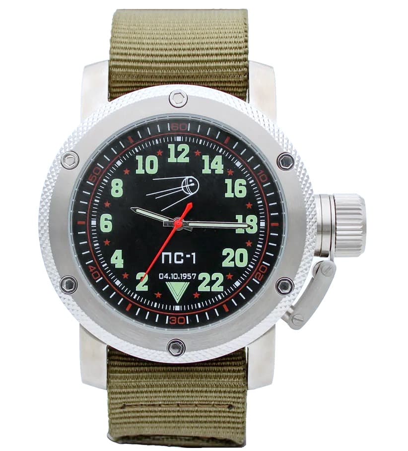 ТРИУМФ СПУТНИК 1, 24-часовые время, сапфировое стекло (1124.21)