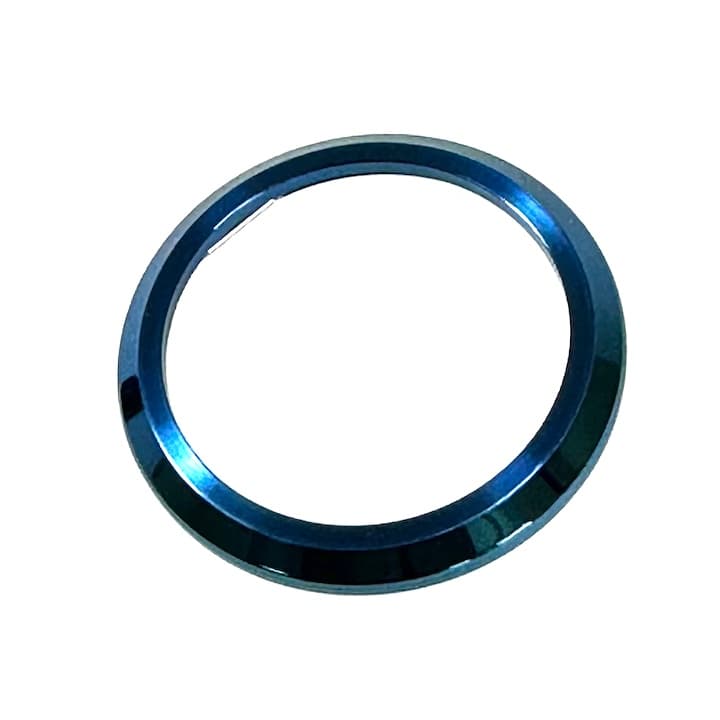 Чистый безель для часов Восток Амфибия с пружиной, синённые, полированный/брашированный (17k-5/4)