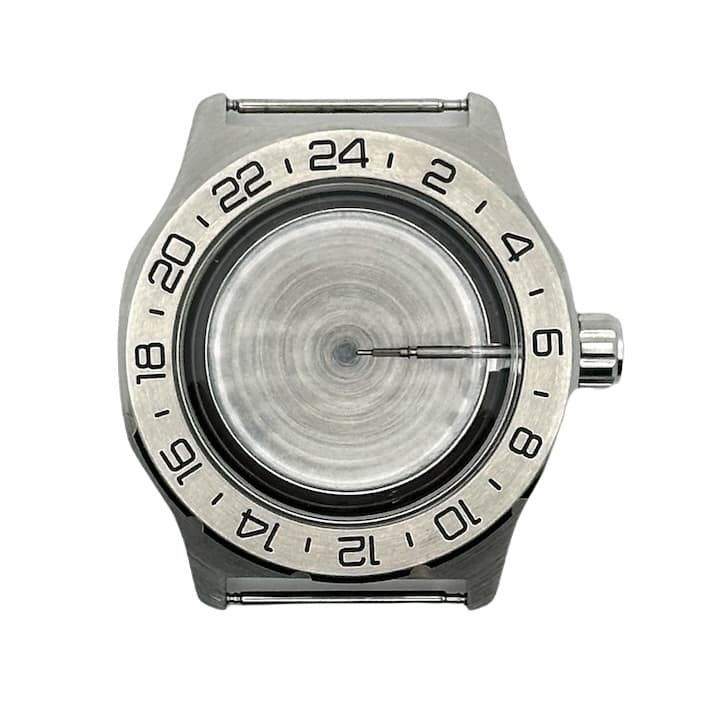 Корпус ВОСТОК 020, брашированный, безель 24 часа  (350ksb / 9)