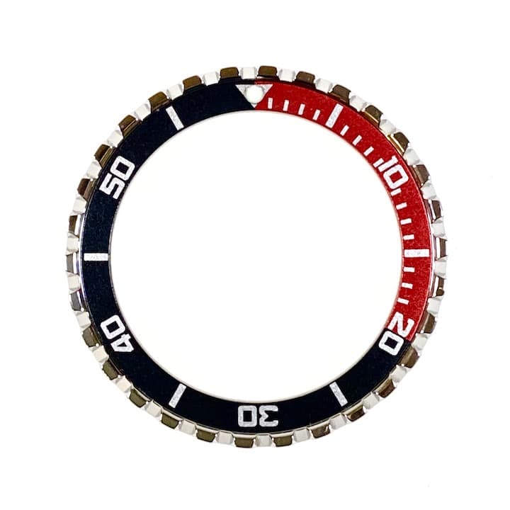 Crown безель ВОСТОК АМФИБИЯ КОМАНДИРСКИЕ, с пружиной  полированный (LU-INS-43)