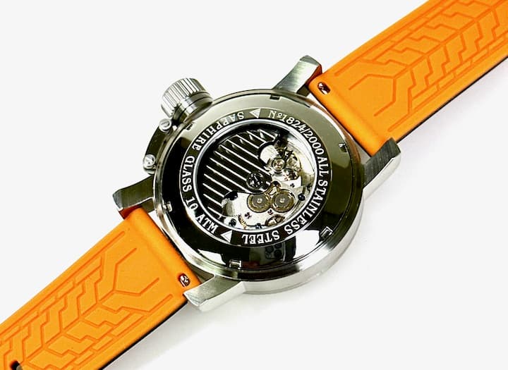 ТРИУМФ ПОДВОДНАЯ ЛОДКА АНЧАР, 24-часовые время, сапфировое стекло (1033.015)