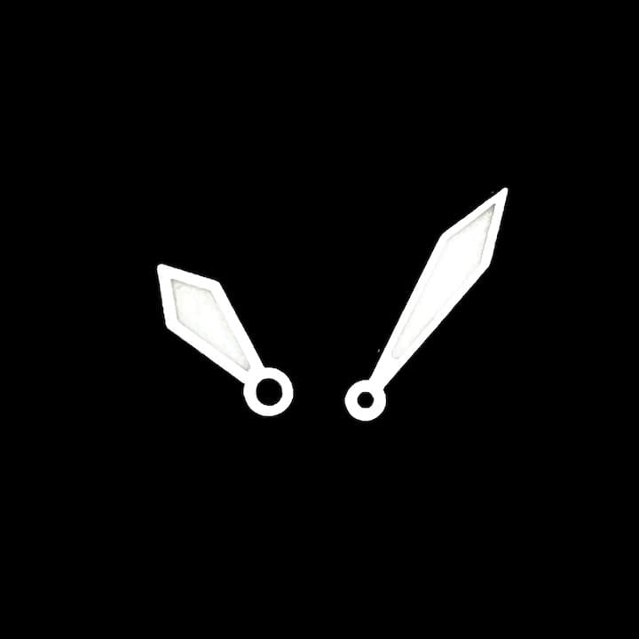 Белые ЛАКО стрелки ВОСТОК КОМАНДИРСКИЕ (PAAR42)