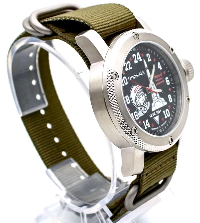 ТРИУМФ ЮРИЙ ГАГАРИН, 24-часовые время, сапфировое стекло (1116.21)