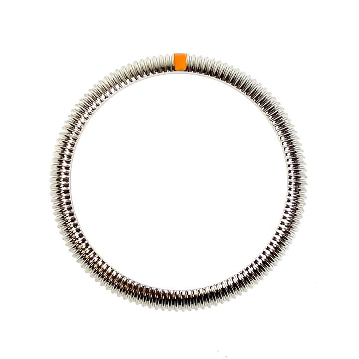 Рифленый безель полированный SwissChrono VOSTOK AMPHIBIA KOMANDIRSKIE с пружиной (LU-MAS-12)