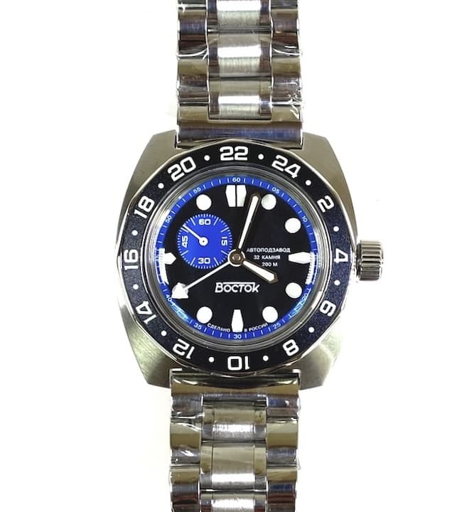 ВОСТОК AMPHIBIA GMT Новый Бэтмен (17034Б)
