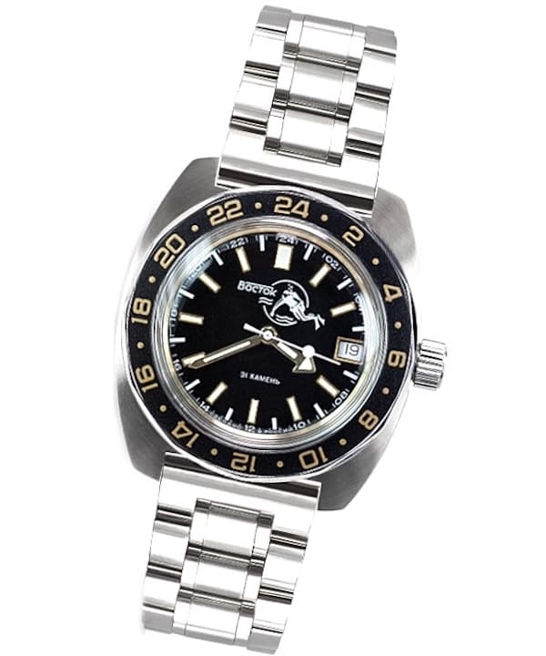 ВОСТОК АМФИБИЯ SCUBA DUDE 24-часовое время (17005Б)