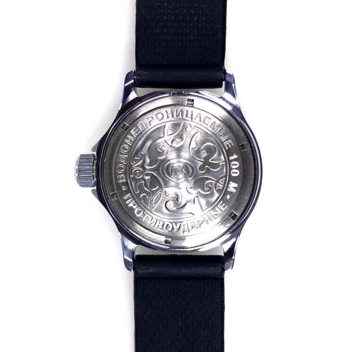 Российские женские часы "АМФИБИЯ" от VOSTOK, хромированные, полированные, ø34 мм 409 / 051462