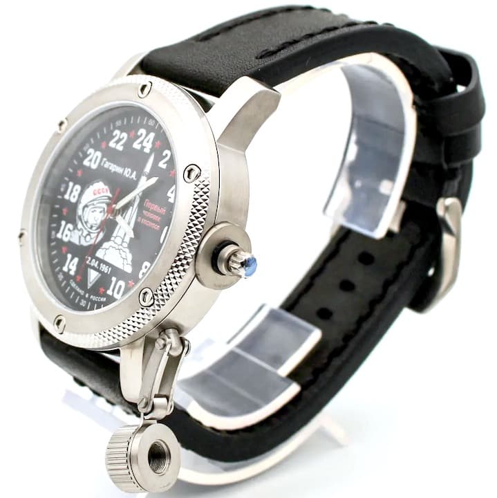 ТРИУМФ ЮРИЙ ГАГАРИН, 24-часовые время, сапфировое стекло (1116.01)