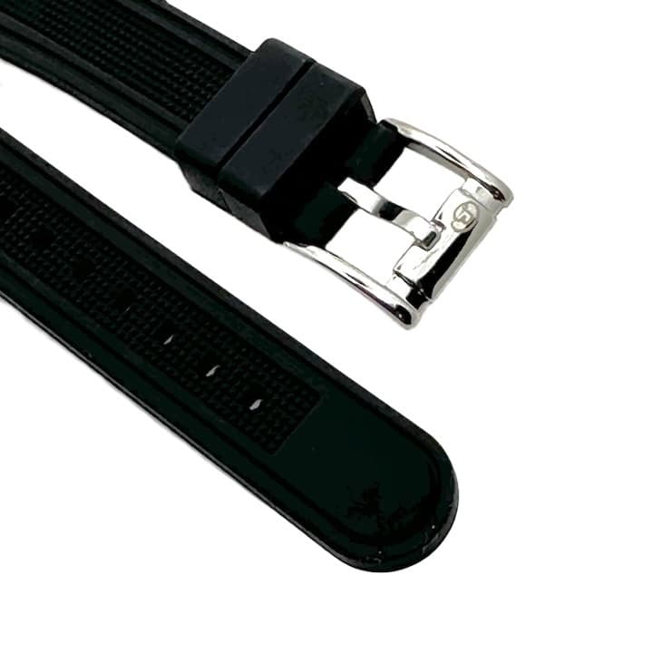 18 мм ВОСТОК ремешок, силикон, черный (PUS07-18mm)