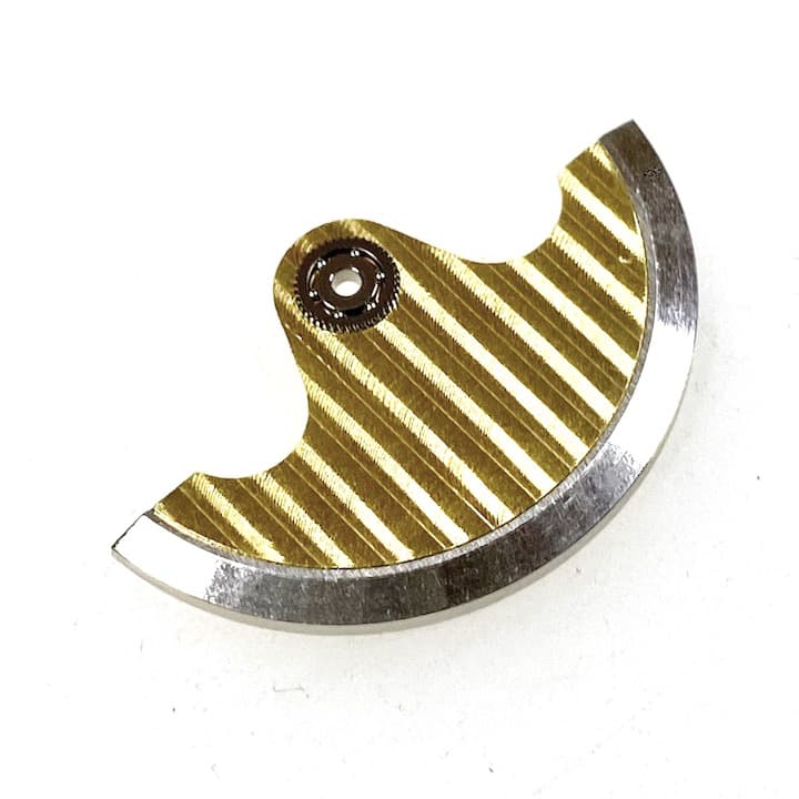 Груз с подшипником, золотой, женевские полоски, ВОСТОК АМФИБИЯ КОМАНДИРСКИЕ