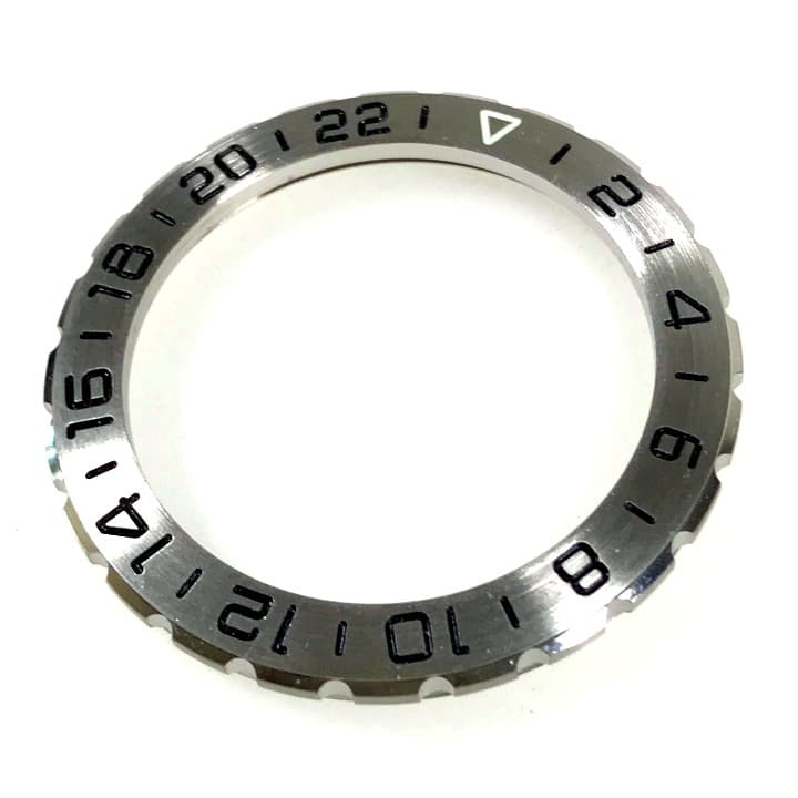 24-часовой безель ВОСТОК КОМАНДИРСКИЕ с пружиной, браширован (65k-5/1)