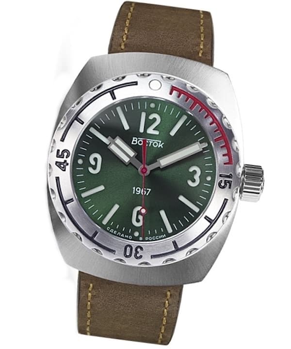 ВОСТОК АМФИБИЯ 1967, сапфировое стекло (190045)