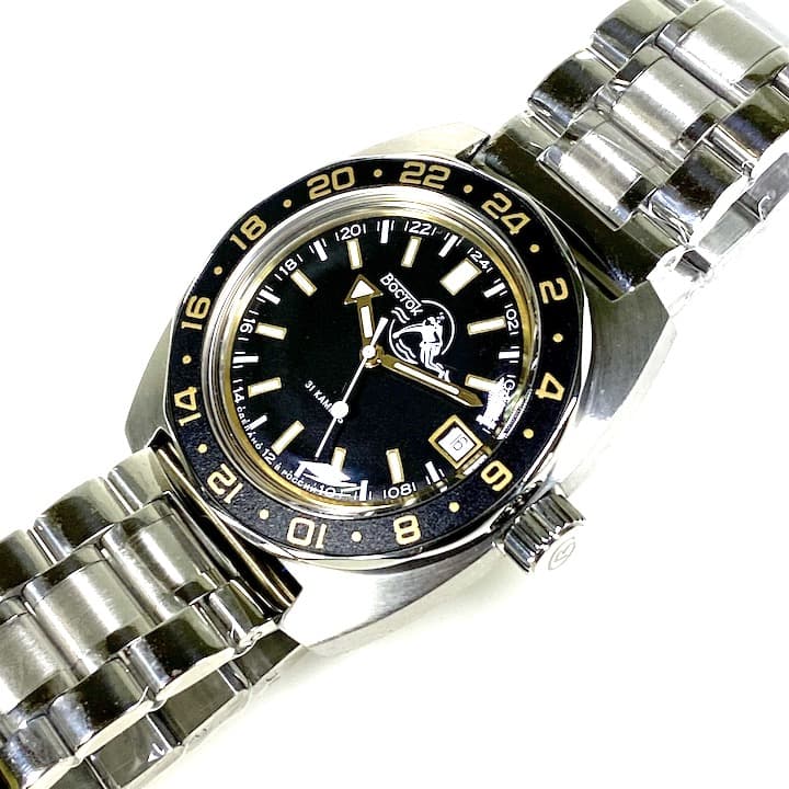 ВОСТОК АМФИБИЯ SCUBA DUDE 24-часовое время (17005Б)