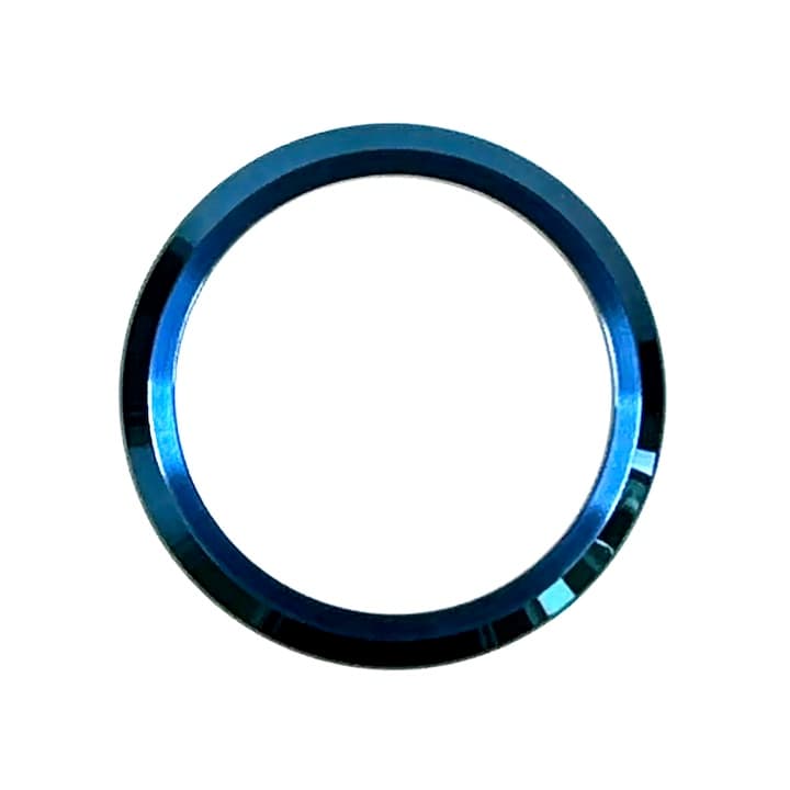 Чистый безель для часов Восток Амфибия с пружиной, синённые, полированный/брашированный (17k-5/4)