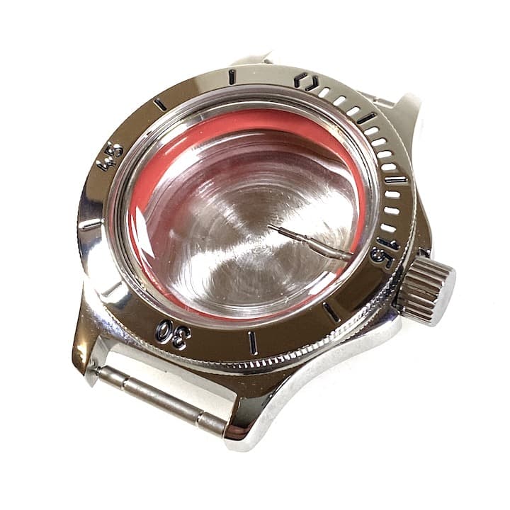 Корпус ВОСТОК 120 белые минуты, полированный (120ksb / 3)